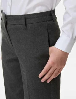 Girls' Regular Leg Stretch Trousers (2-18 Yrs)