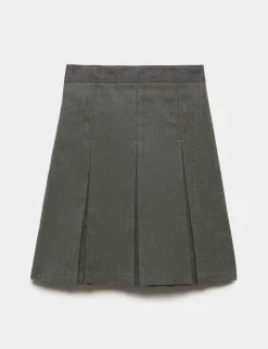Girls' Slim Fit Permanent Pleats School Skirt (2-18 Yrs)
