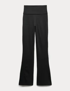 Go Balance Foldover Waist Flared Leggings