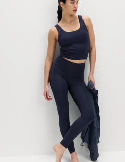 Go Balance Rib Panel High Waist Leggings