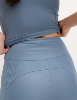 Go Balance Rib Panel High Waist Leggings