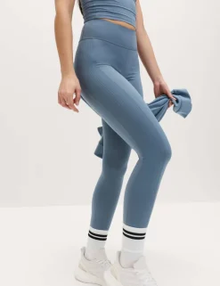 Go Balance Rib Panel High Waist Leggings