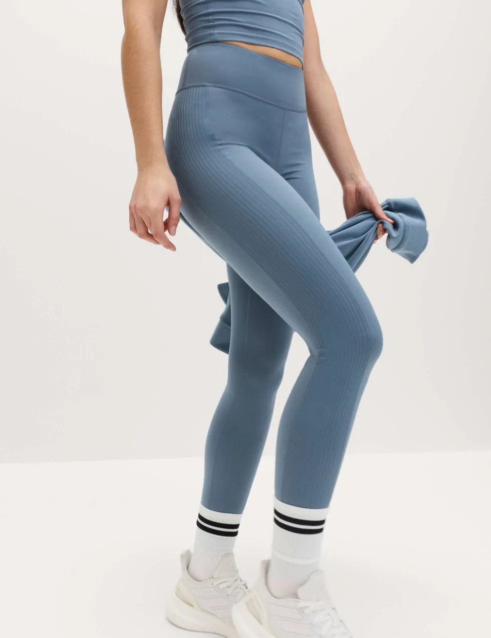 Go Balance Rib Panel High Waist Leggings