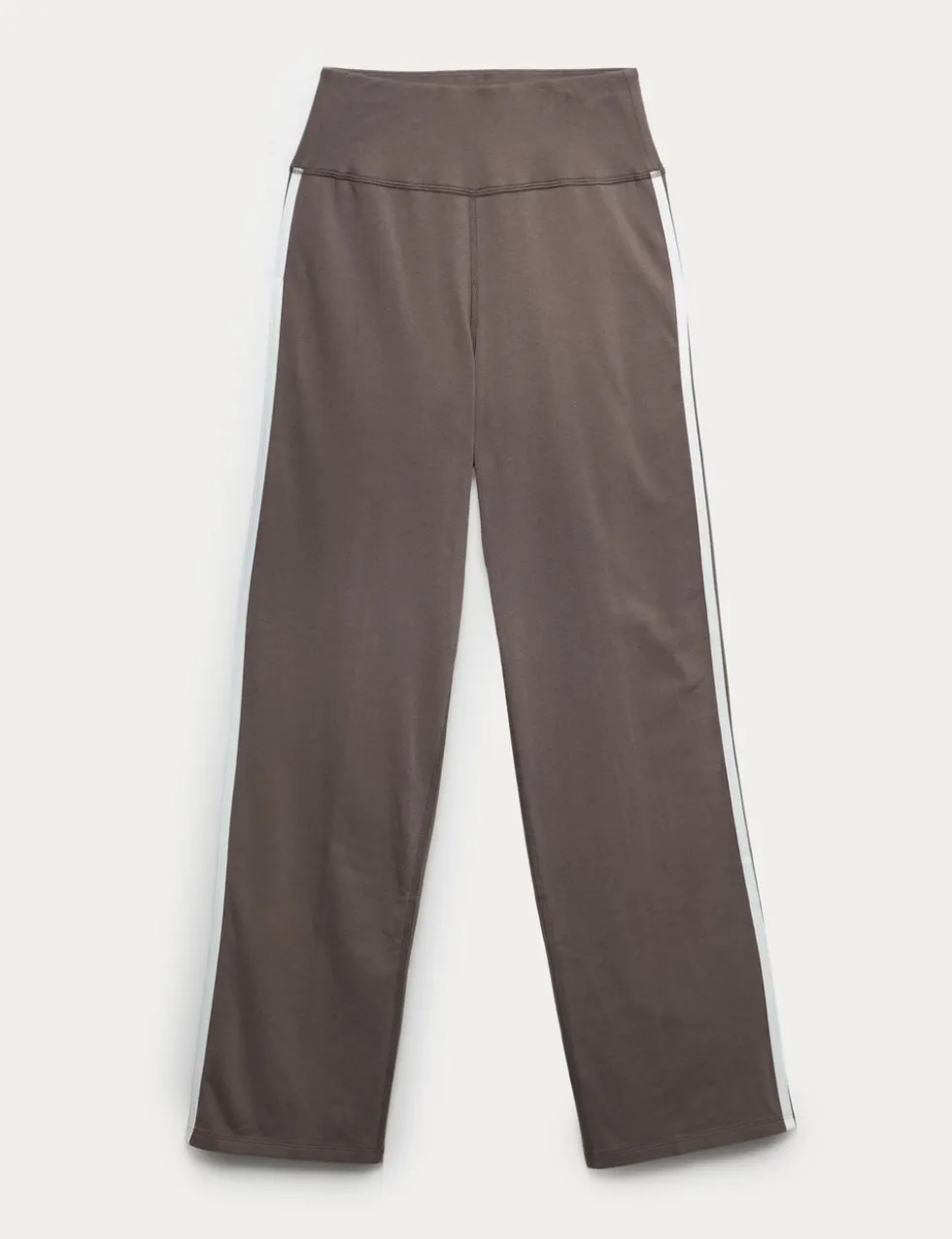 Go Easy Cotton Rich Side Stripe High Waisted Straight Leg Joggers