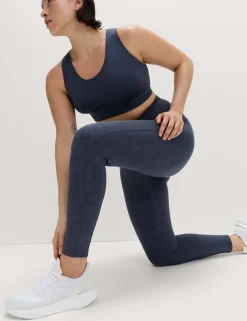 Go Move Cool Comfort™ Embossed High Waisted Gym Leggings
