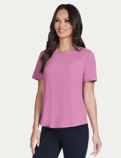 GO WALK Luxe Rib Crew Neck T-Shirt