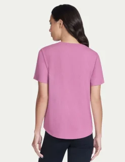GO WALK Luxe Rib Crew Neck T-Shirt