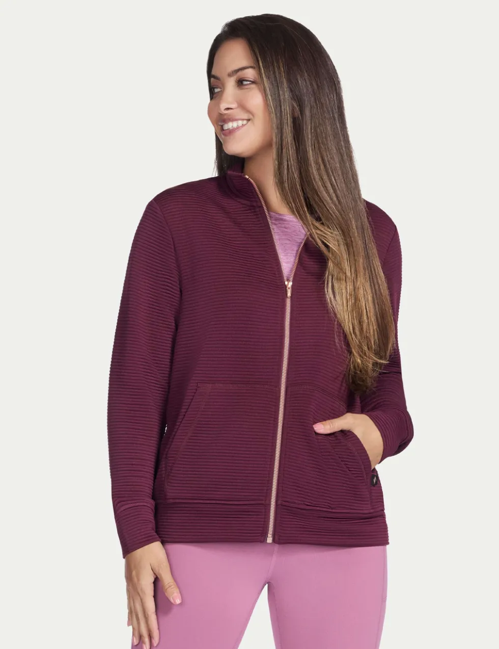 Go Walk Textured Jacket