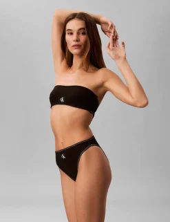 Graphic Monogram High Waisted Bikini Bottoms