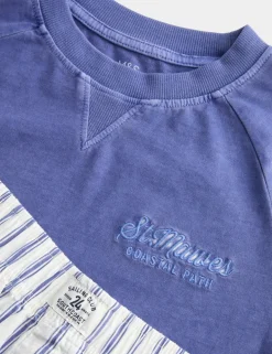 Graphic Striped Short Pyjamas (6-16 Yrs)