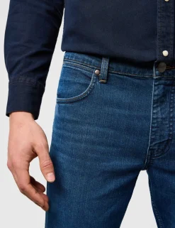 Greensboro Straight Fit Cotton Rich Jeans