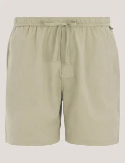 Hadlin Cotton Rich Shorts with Linen