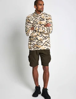Half Zip Animal Print Jumper
