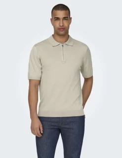 Half Zip Polo Shirt