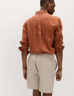 Half-Elasticated Waist Chino Shorts