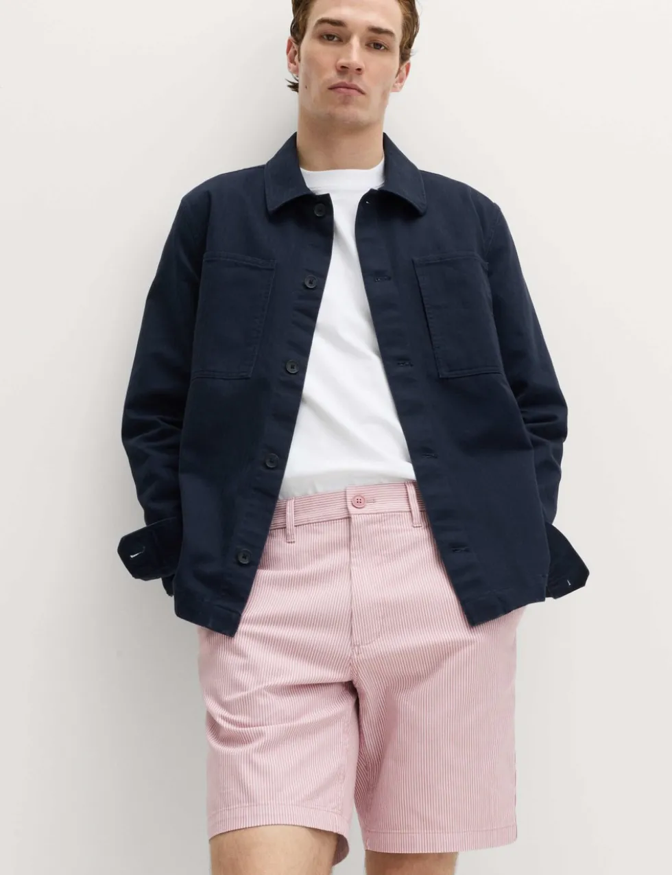 Half-Elasticated Waist Chino Shorts