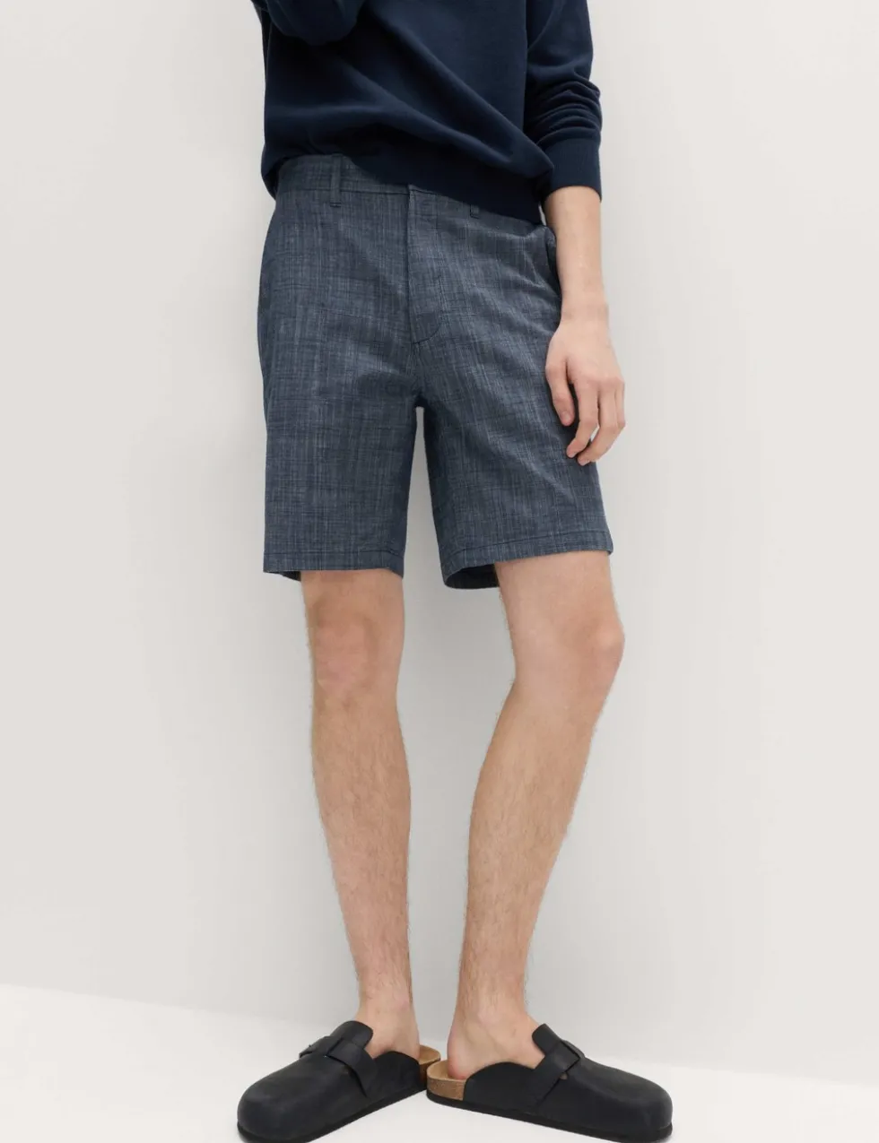 Half-Elasticated Waist Chino Shorts