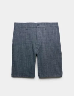 Half-Elasticated Waist Chino Shorts