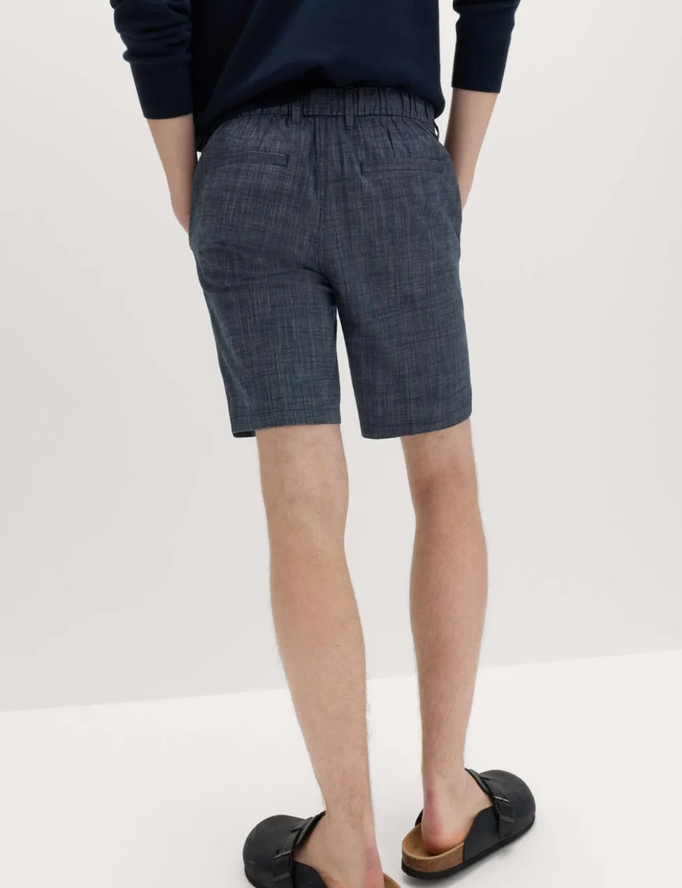 Half-Elasticated Waist Chino Shorts