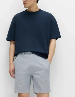 Half-Elasticated Waist Chino Shorts