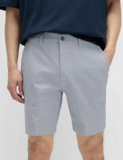 Half-Elasticated Waist Chino Shorts