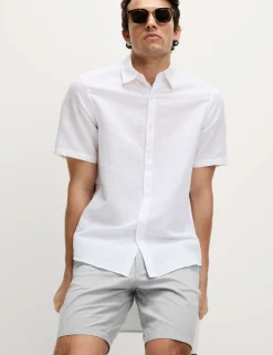 Half-Elasticated Waist Chino Shorts