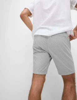 Half-Elasticated Waist Chino Shorts