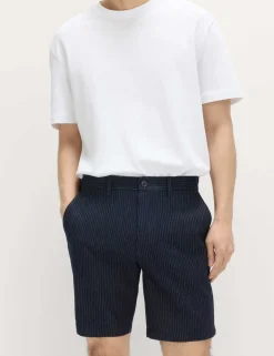 Half-Elasticated Waist Chino Shorts