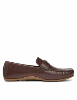 Hardware Hilfiger Leather Slip On Loafers