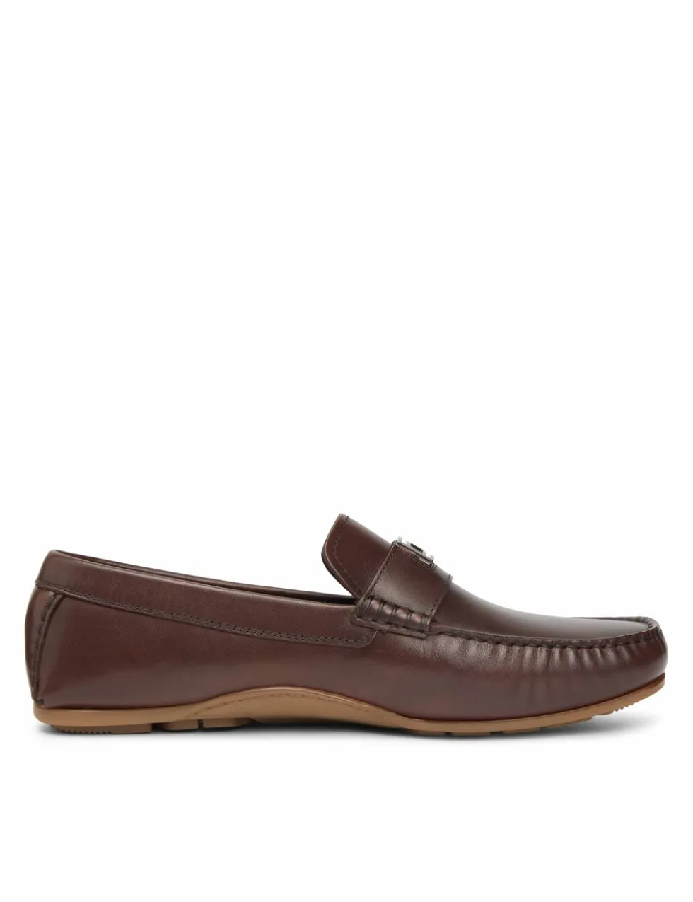 Hardware Hilfiger Leather Slip On Loafers