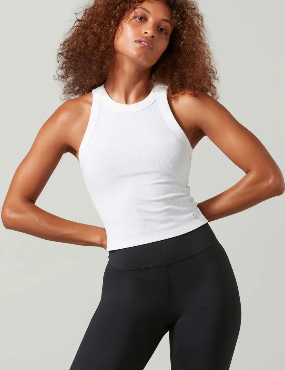 Harmony Cotton Rich Racer Back Vest Top