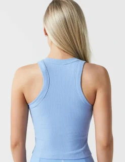 Harmony Cotton Rich Rib Crop Vest Top