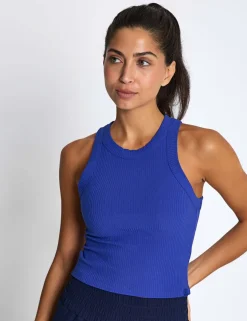 Harmony Cotton Rich Rib Crop Vest Top