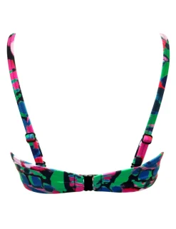 Heatwave Floral Padded Bandeau Bikini Top (B-F)