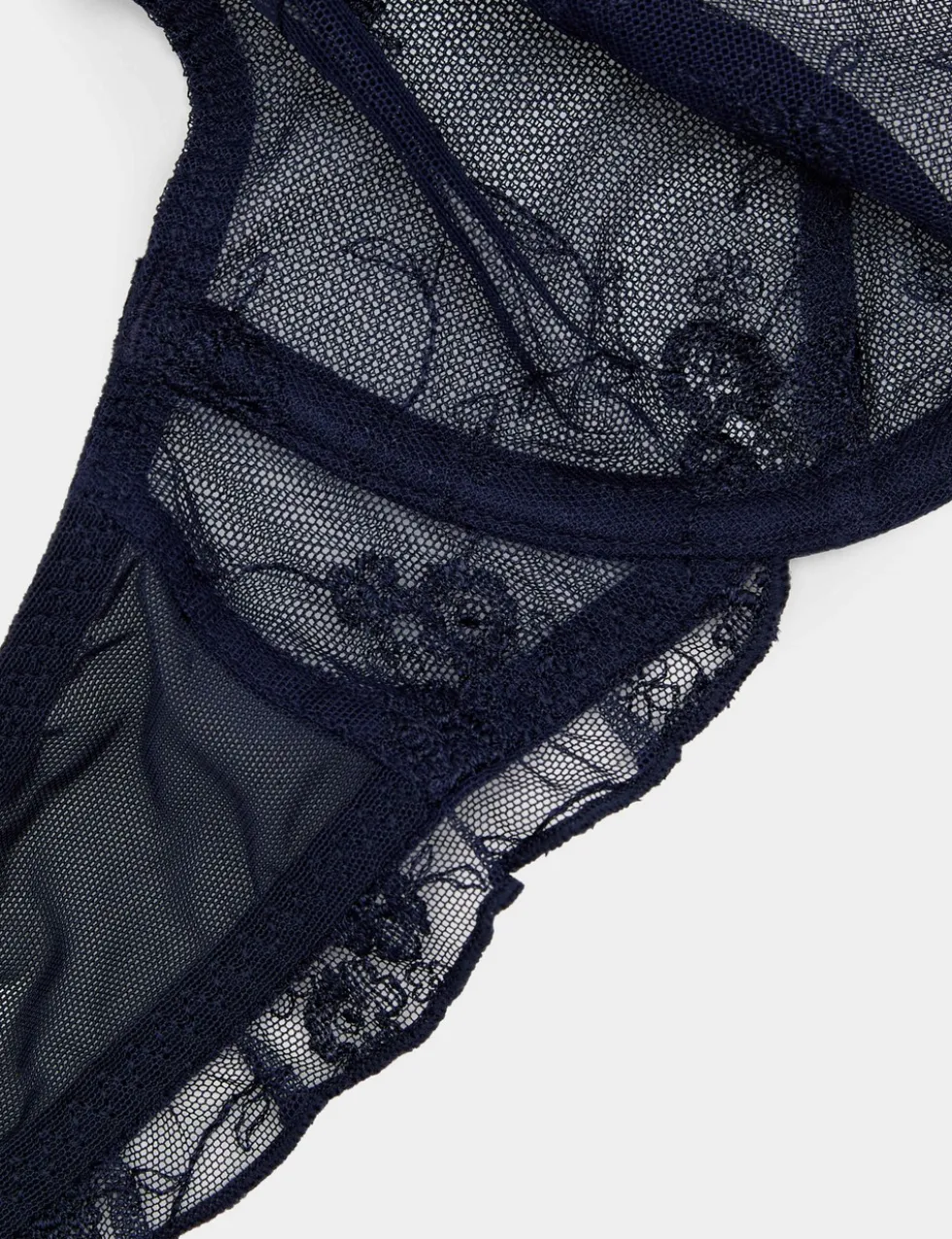 Helena Embroidered Wired Plunge Bra (A-E)