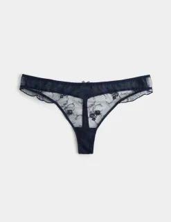 Helena Embroidery Thong
