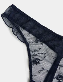 Helena Embroidery Thong