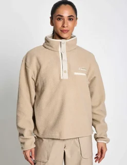 Helvetia Funnel Neck Fleece Sweatshirt
