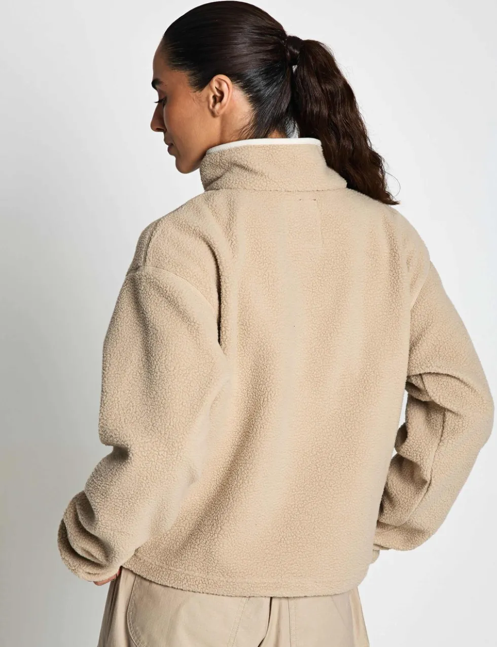 Helvetia Funnel Neck Fleece Sweatshirt
