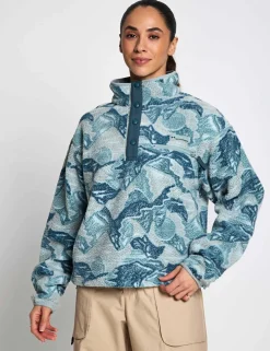 Helvetia Funnel Neck Fleece Sweatshirt