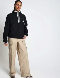 Helvetia Funnel Neck Fleece Sweatshirt