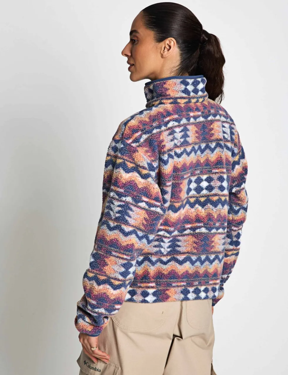 Helvetia Funnel Neck Fleece Sweatshirt