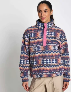 Helvetia Funnel Neck Fleece Sweatshirt