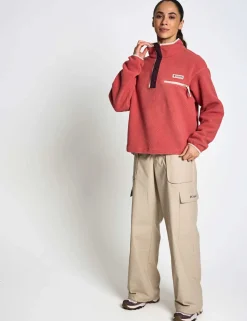 Helvetia Funnel Neck Fleece Sweatshirt