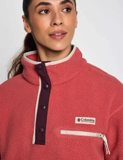 Helvetia Funnel Neck Fleece Sweatshirt