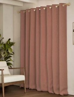 Herringbone Eyelet Curtains