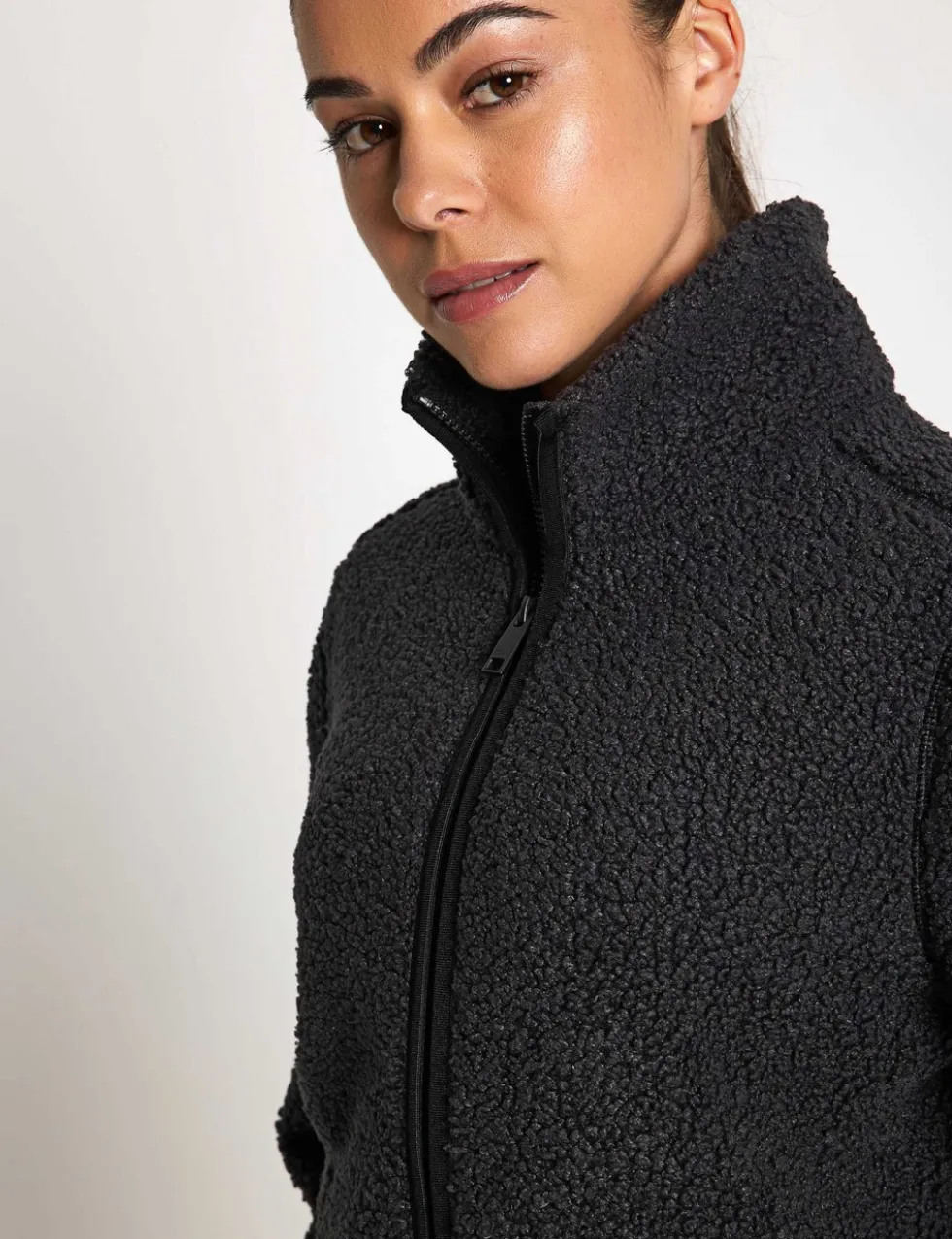 High Curl High Neck Fleece Jacket