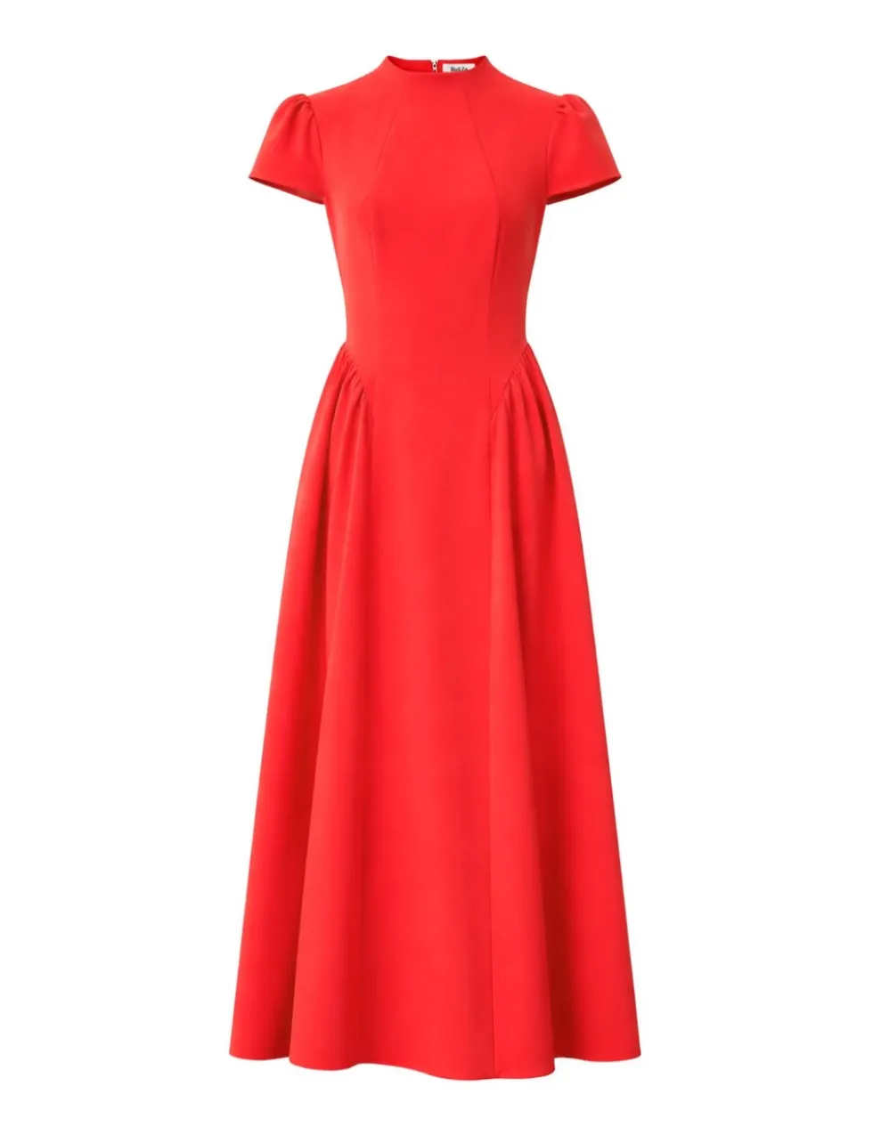 High Neck Maxi Skater Dress