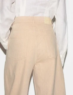 High Waisted Barrel Cropped Jeans