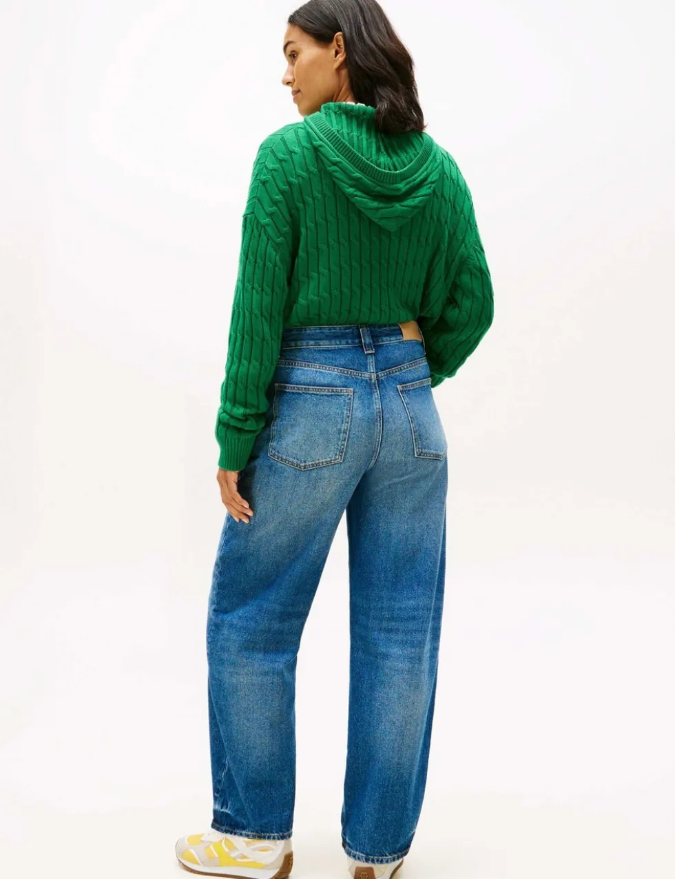 High Waisted Barrel Jeans